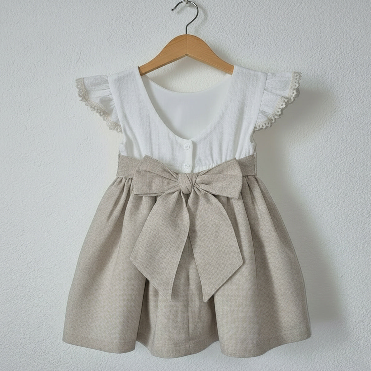 Vestido infantil camel (3 a 10 años)