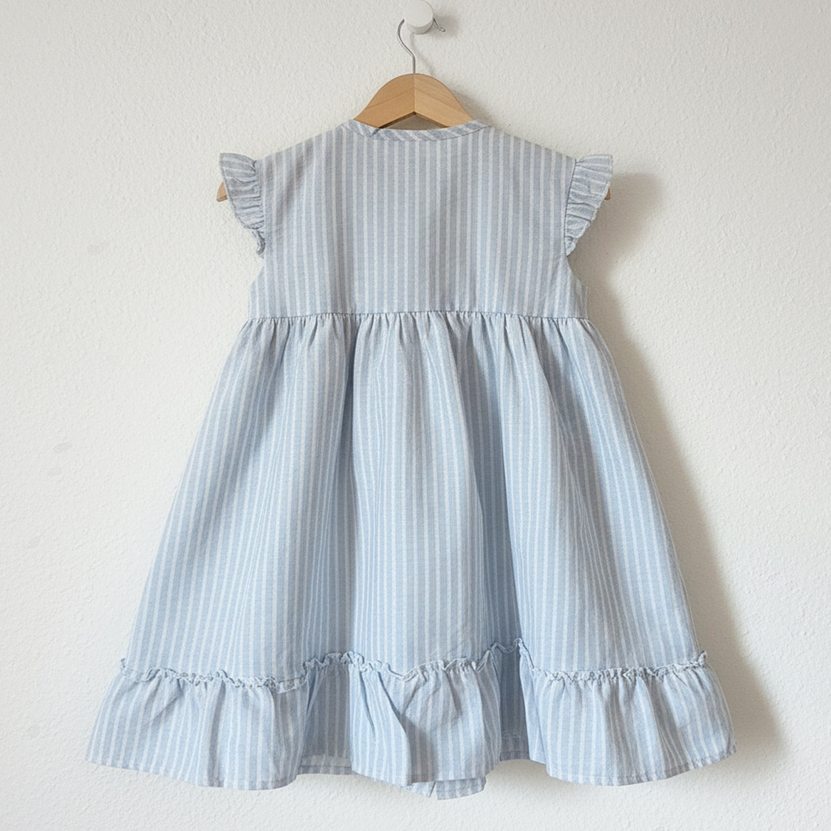 Vestido infantil azul (3 a 12 años)