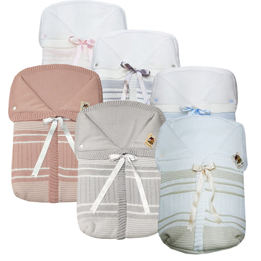 Saco de punto cremallera invisible