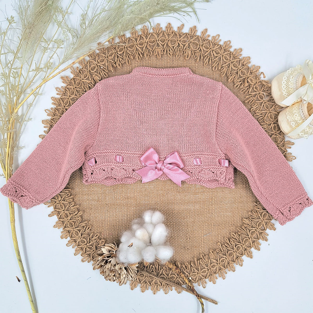 Chaqueta lana niña maquillaje (1 a 36 meses)