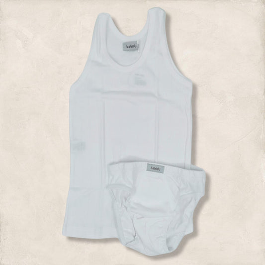 Muda comunión slip blanco (8 a 14 años)