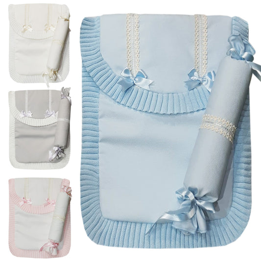 Colcha + Cojín de piqué