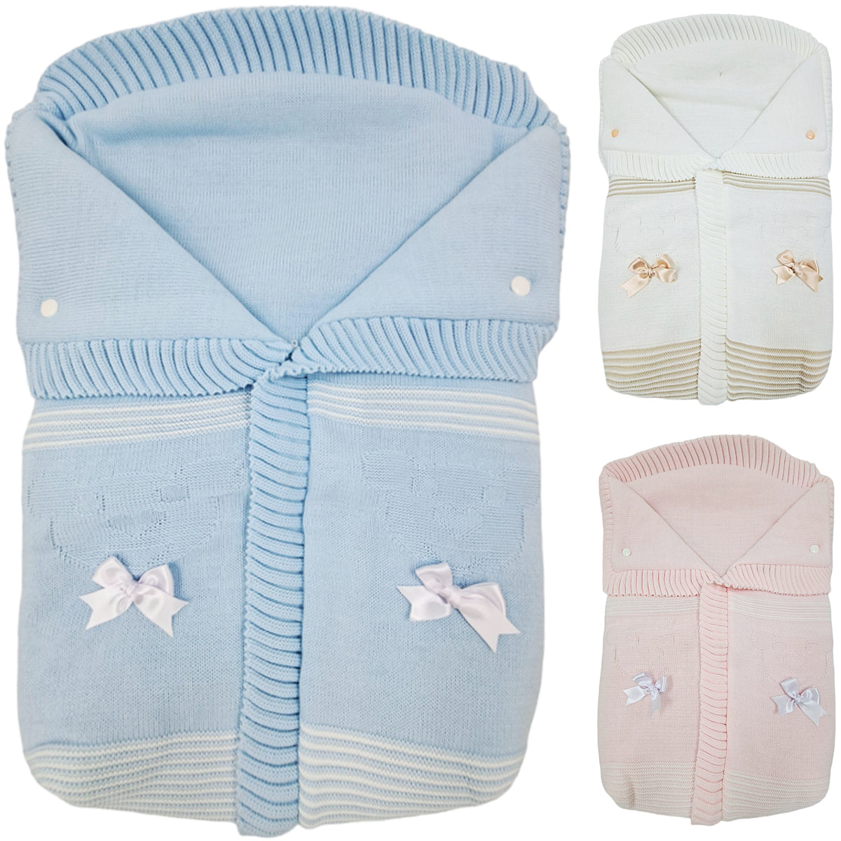 Saco de punto cremallera invisible