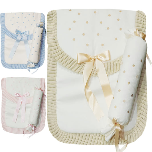 Colcha + Cojín de piqué