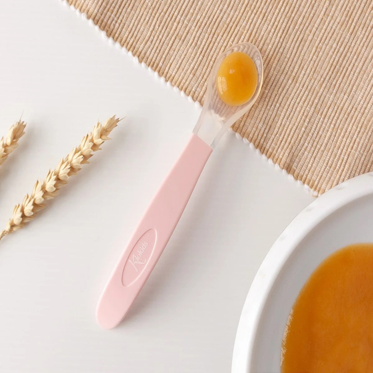 Pre cuchara de entrenamiento rosa