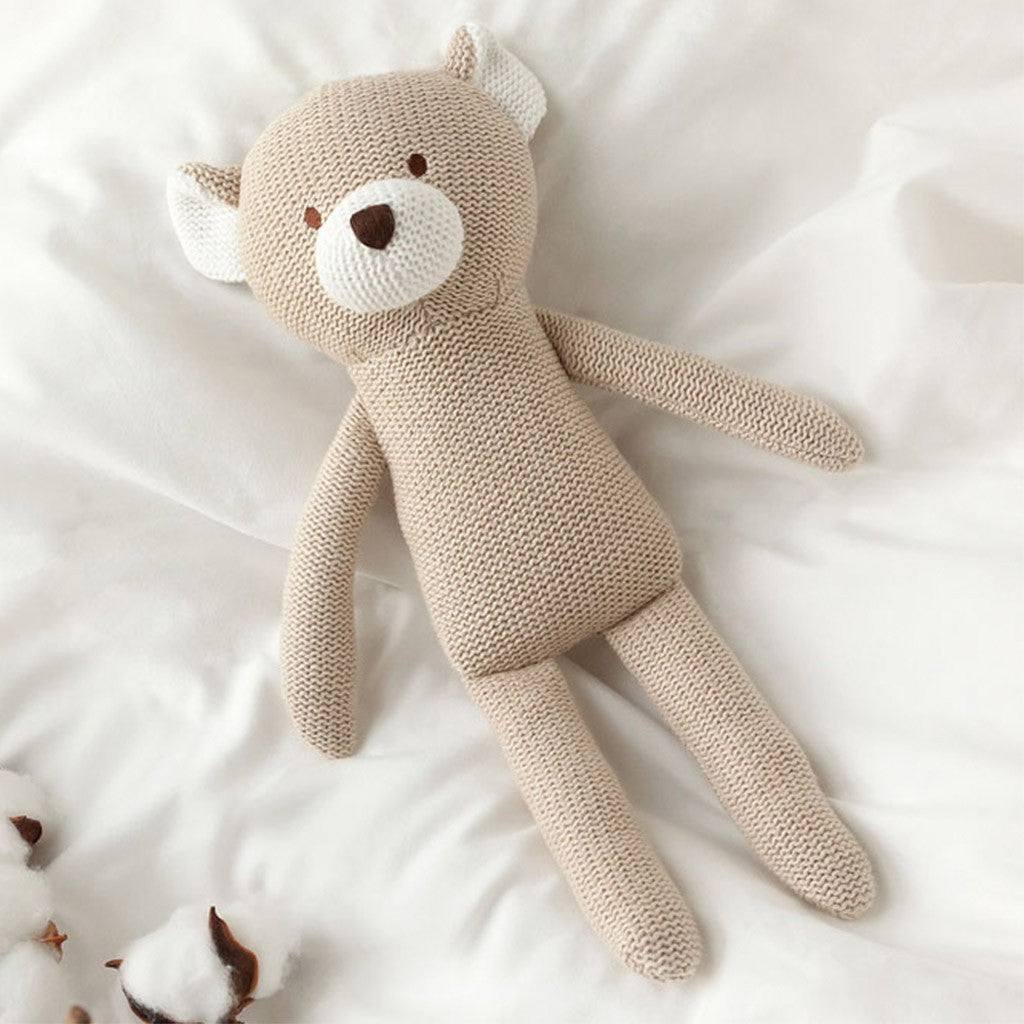 Osito 100% algodón patilargo de crochet