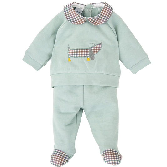 Conjunto floresta de 2 piezas (0 a 6 meses)