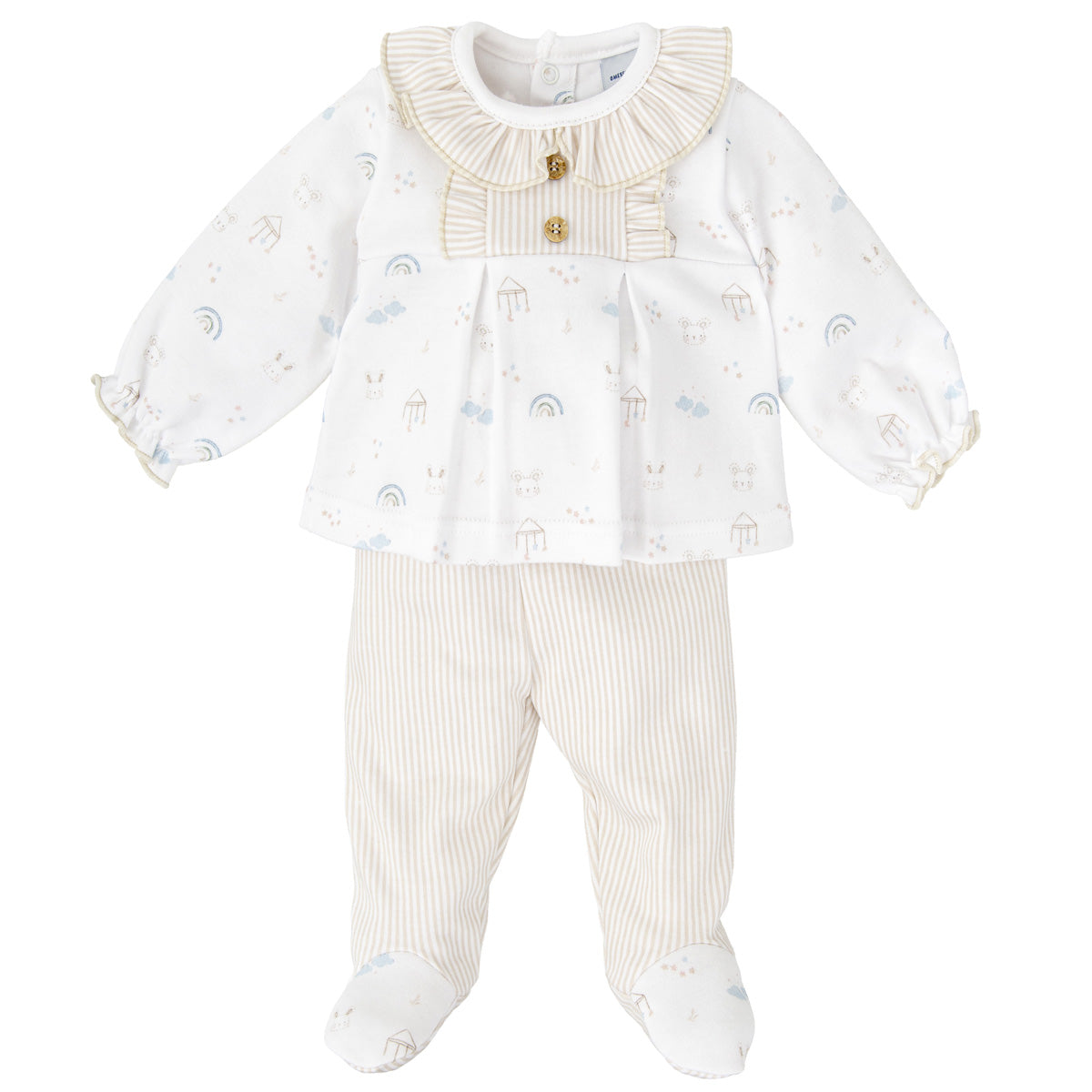 Conjunto cielo de 2 piezas (00 a 3 meses)