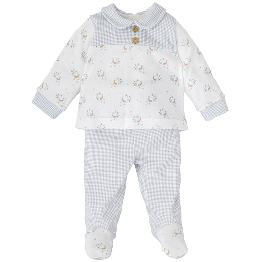 Conjunto pradera de 2 piezas (0 a 3 meses)