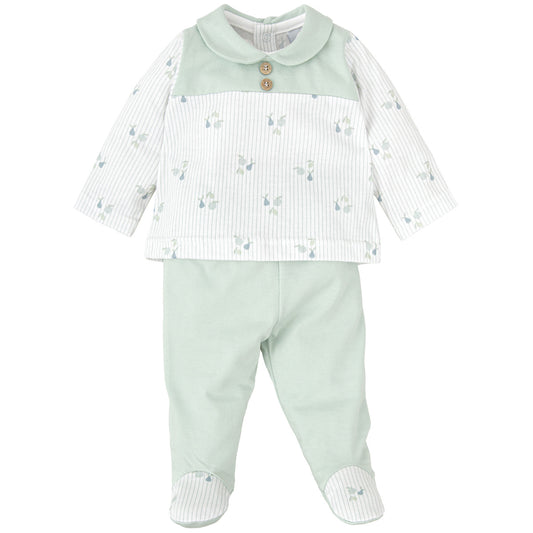 Conjunto fantasía verde (0 a 3 meses)