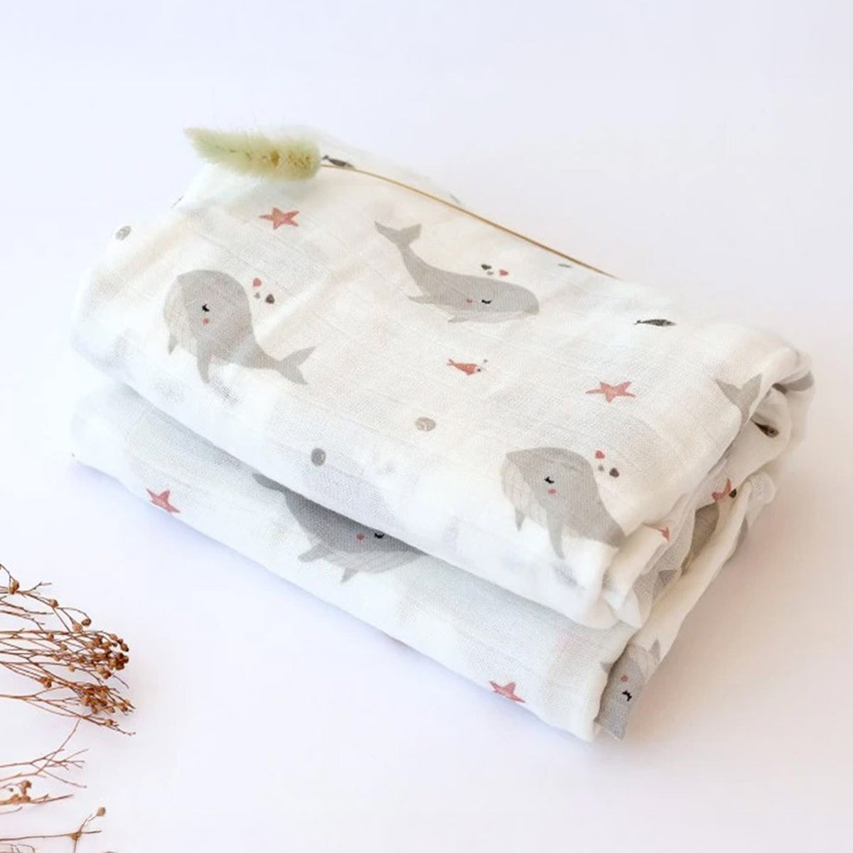 Muselina Ballenas (120x120cm)