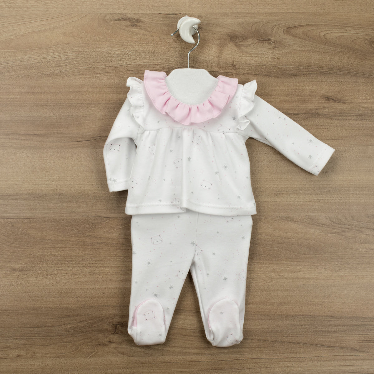 Conjunto Orsetti Algodón ( 0 a 3 meses)