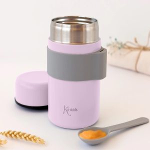 Termo Papillero Para Bebé Lila Conejitos