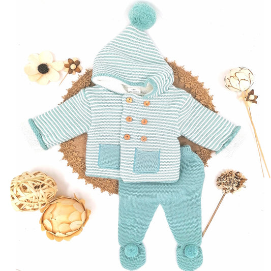 Conjunto San Francisco verde (1 a 12 meses)