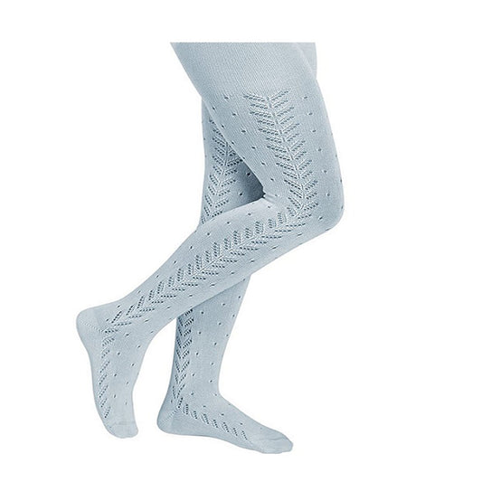 Leotardo calado celeste bebé (0000 a 2)