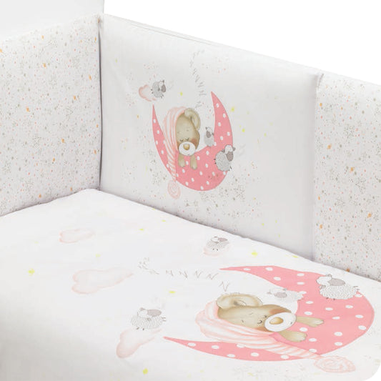 Edredón + Chichonera Rosa Sleeping Inter