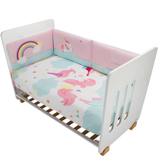 Funda Nórdica + Chichonera Unicornio Rosa