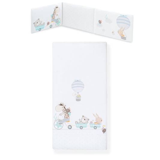 Set Funda Nórdica + Chichonera Jirafa Menta