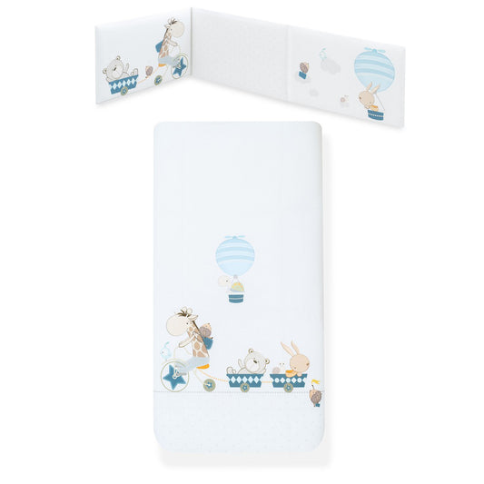 Set Funda Nórdica + Chichonera Jirafa Petróleo