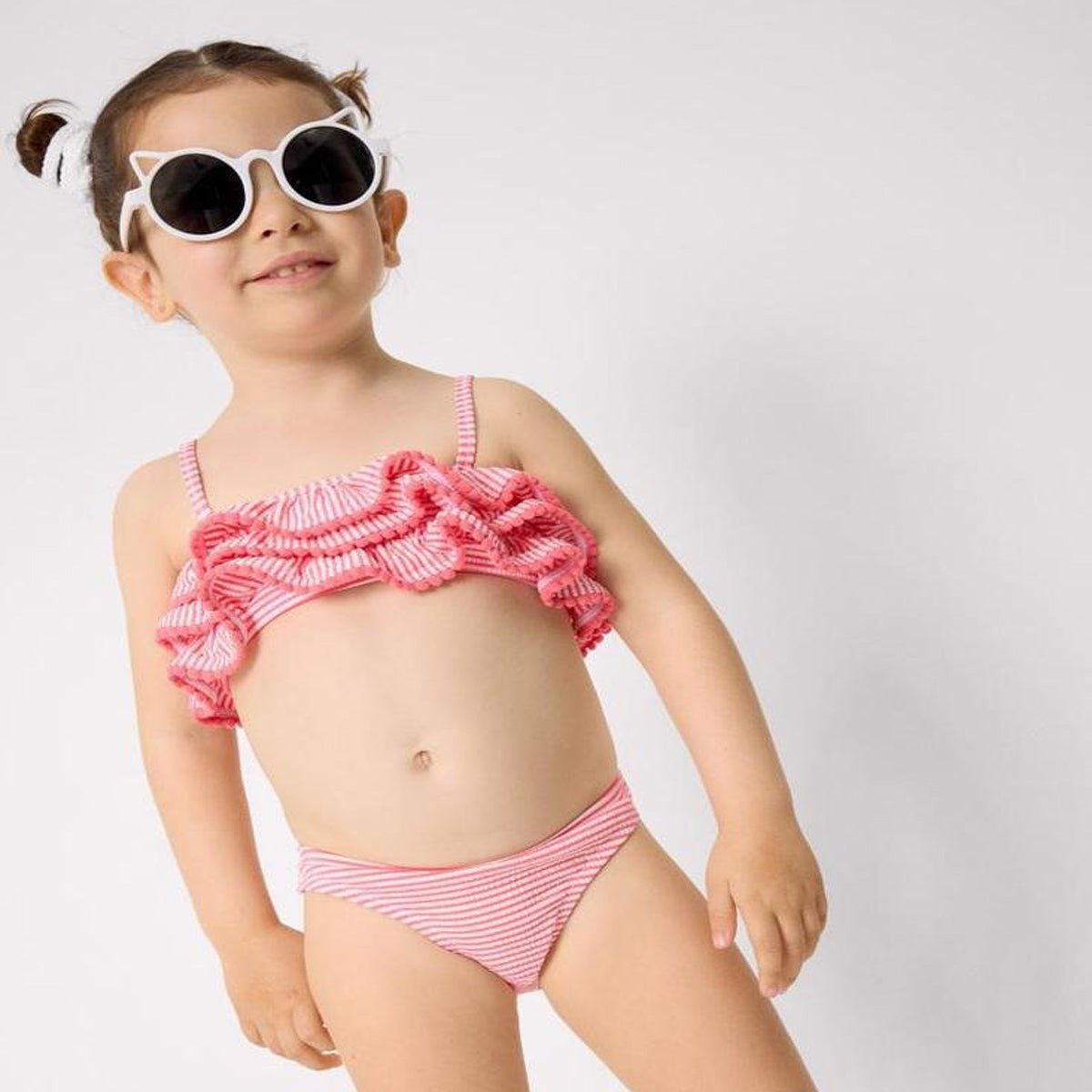 Bikini infantil a rayas (4 a 12 años)