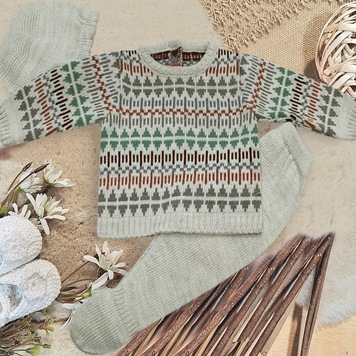 Conjunto crudo vanisado (0 a 6 meses)