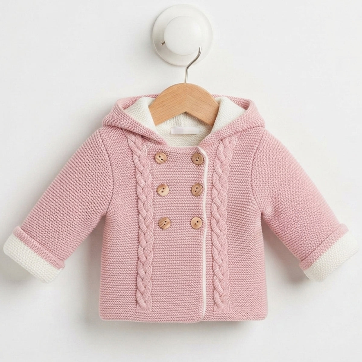 Abrigo de punto maquillaje (1 a 36 meses)