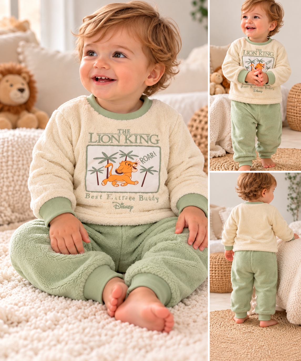Pijama polar Rey León (12 a 36 meses)
