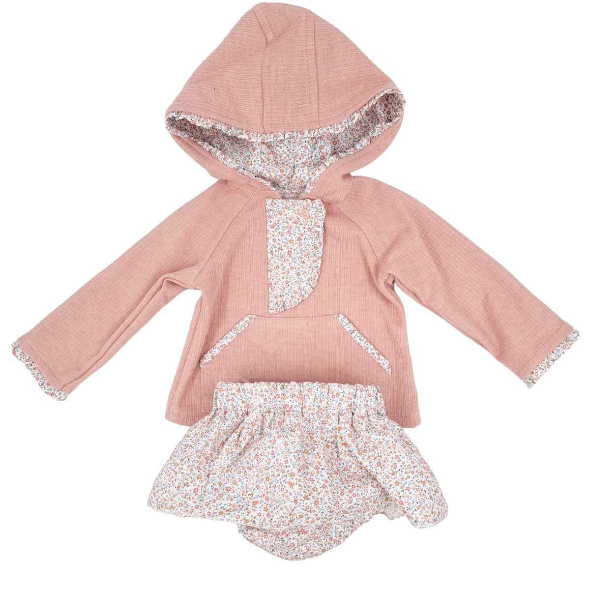 Conjunto de 2 piezas flores (6 a 36 meses)