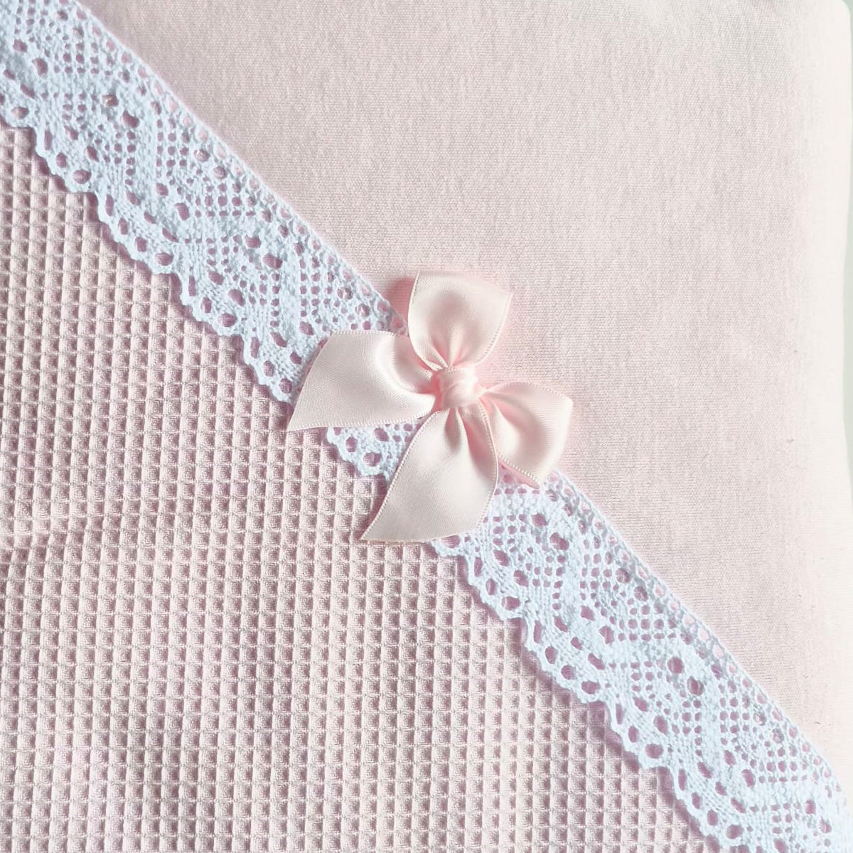 Manta acolchada nido de abeja (80x85)