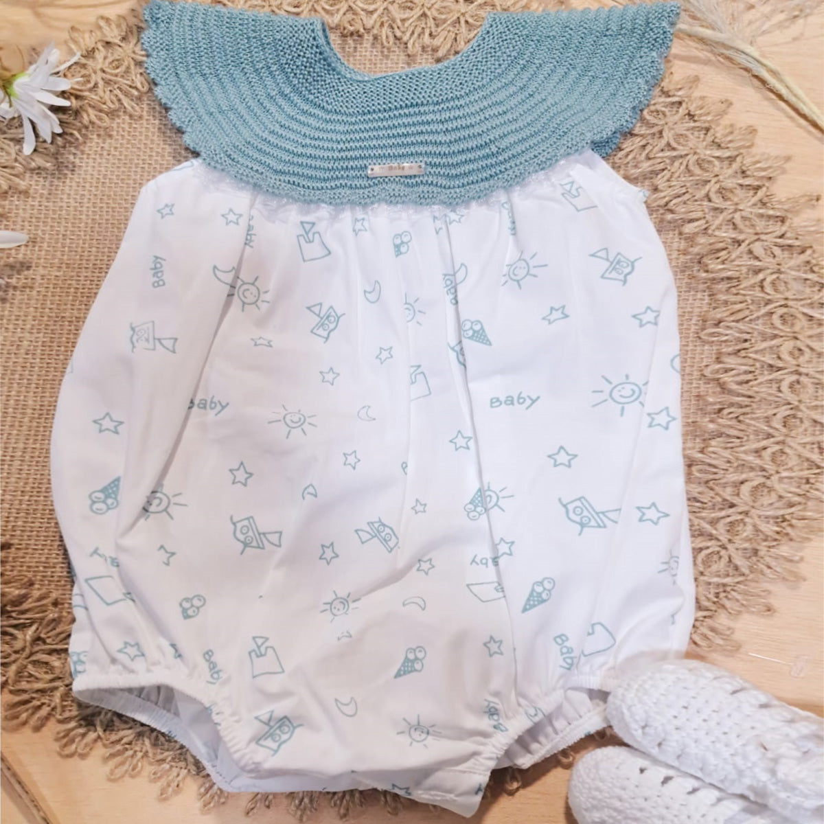 Ranita tela/punto (0 a 12 meses)