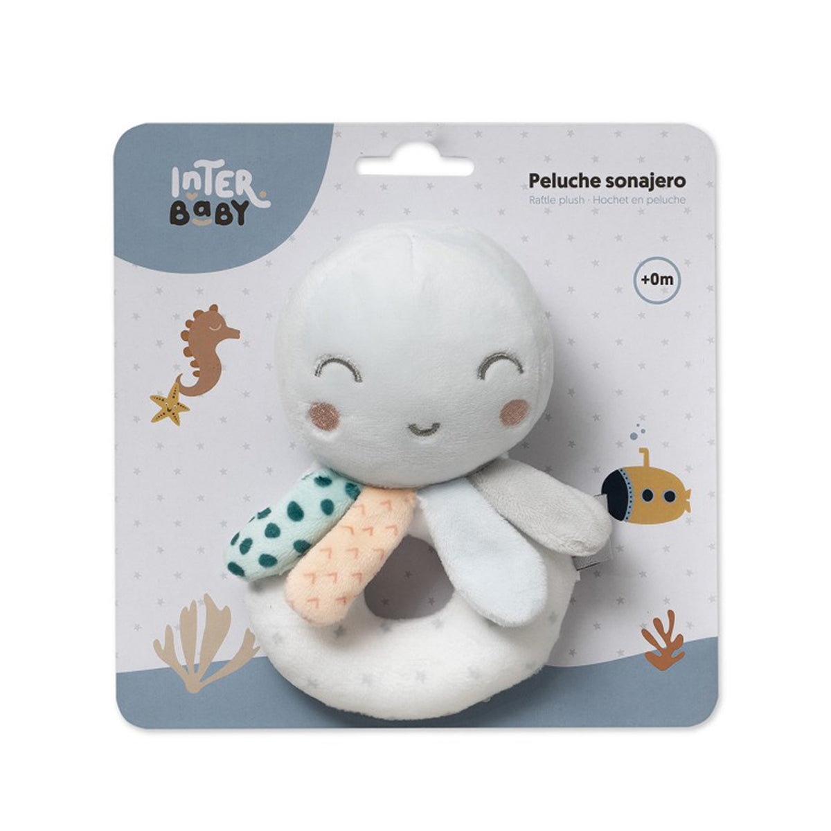 Sonajero Peluche Pulpo