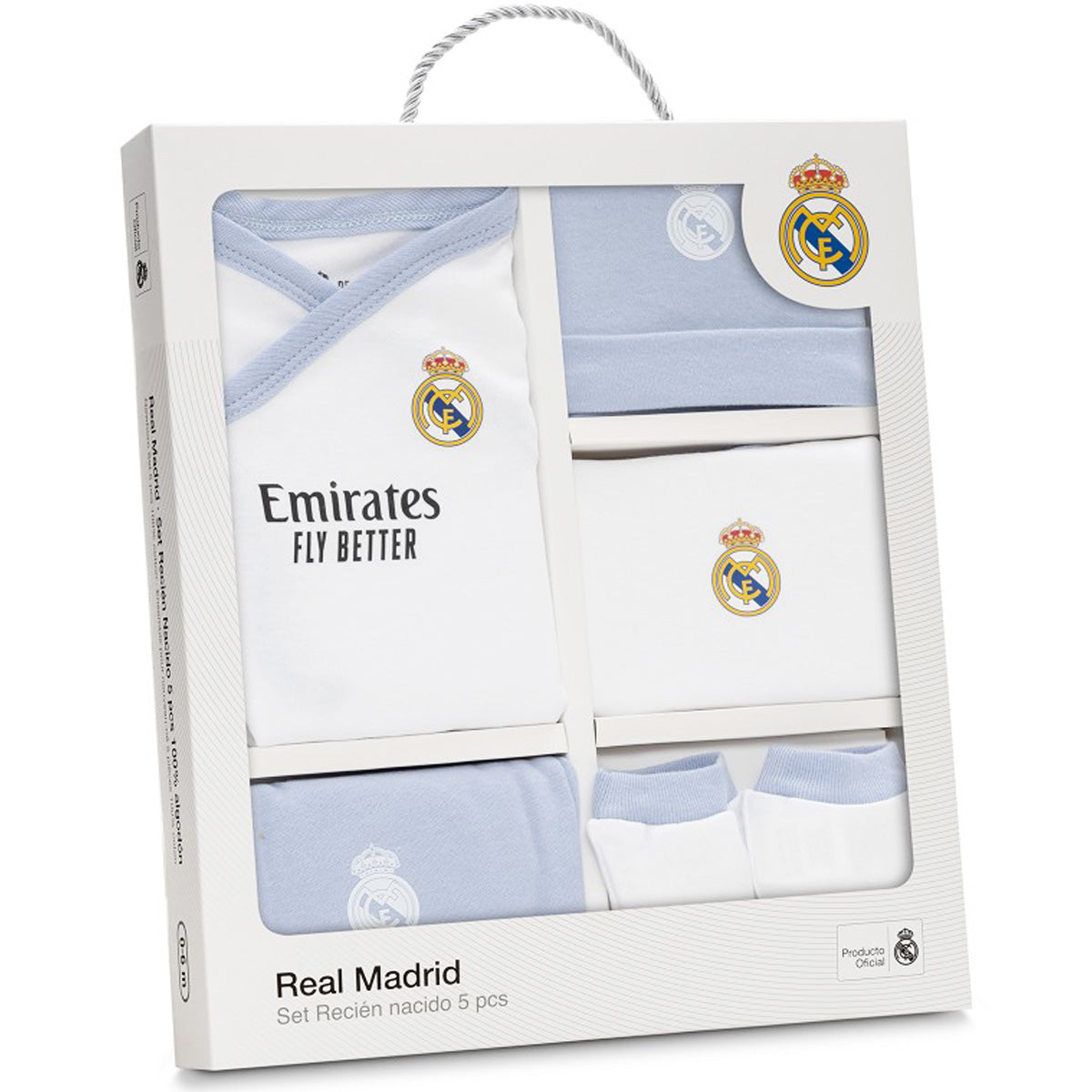Pack regalo 5 piezas Real Madrid