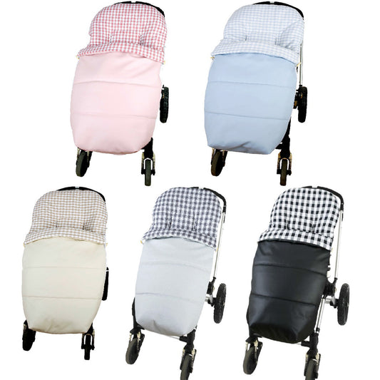 Saco polipiel estilo Vichy para silla