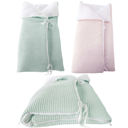 Saco-manta nido de abeja, modelo miami