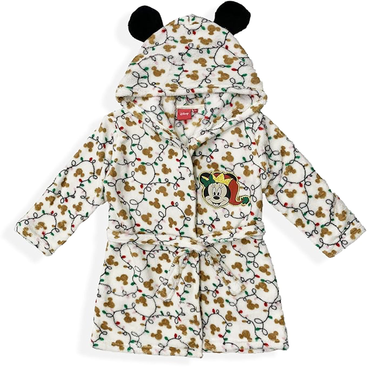 Bata Blanca Infantil Minnie Mouse (3-8 años)