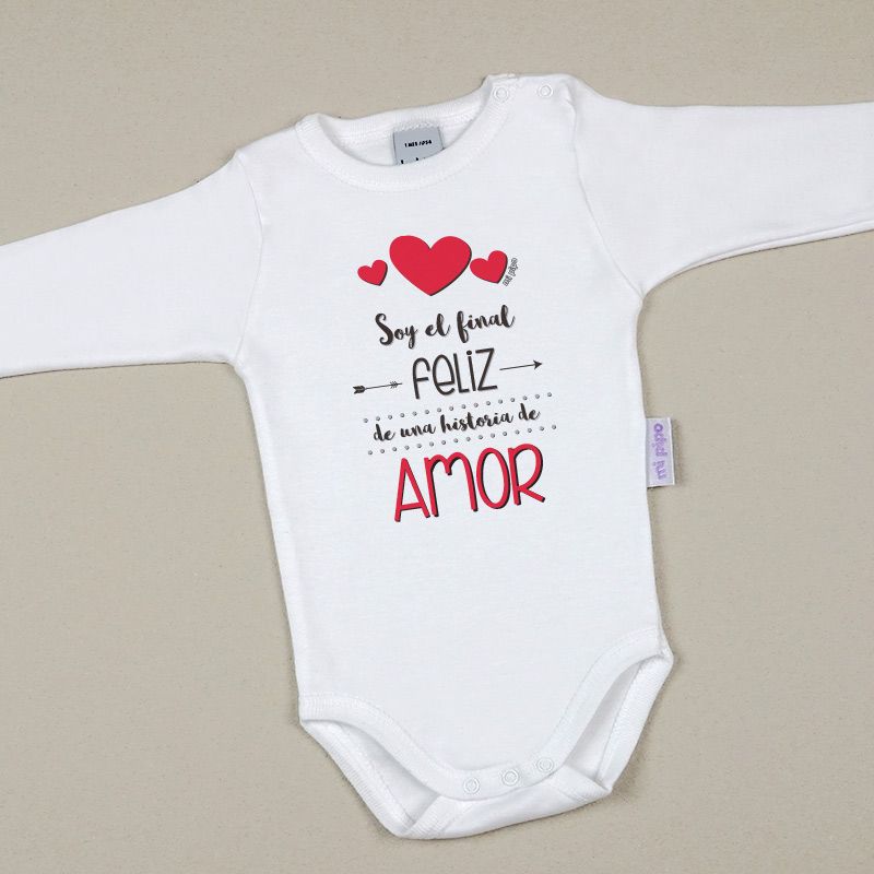 Body San Valentín "Soy el final feliz de una historia de amor"