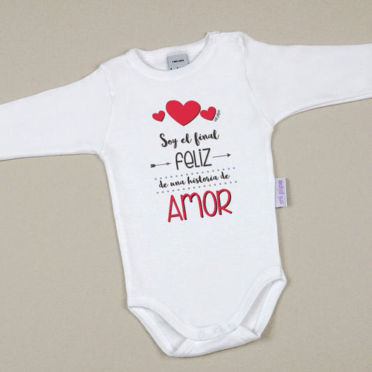 Body San Valentín "Soy el final feliz de una historia de amor"