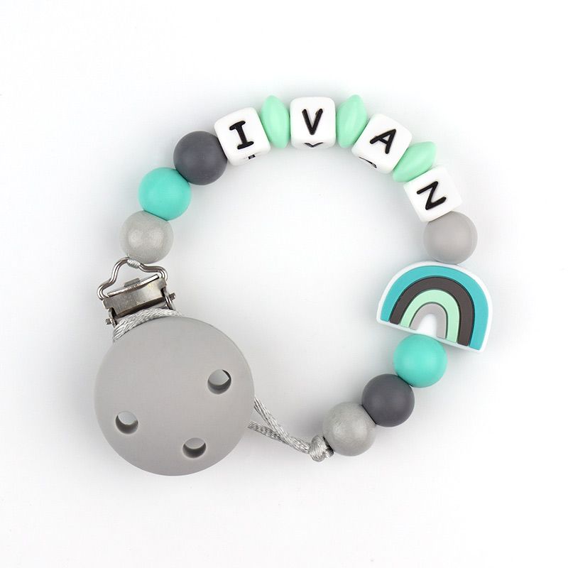 Chupeteros Arcoíris Personalizados