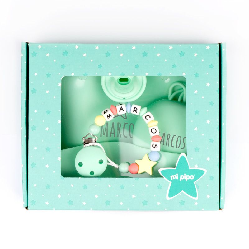 Cajita Gummy tipi estrella menta personalizada