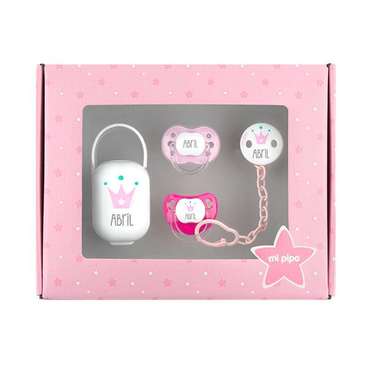 Cajita Mis Imprescindibles "Corona Rosa Personalizada"