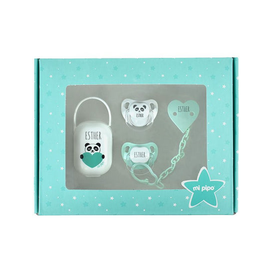 Cajita Mis Imprescindibles "Panda Menta Personalizada"