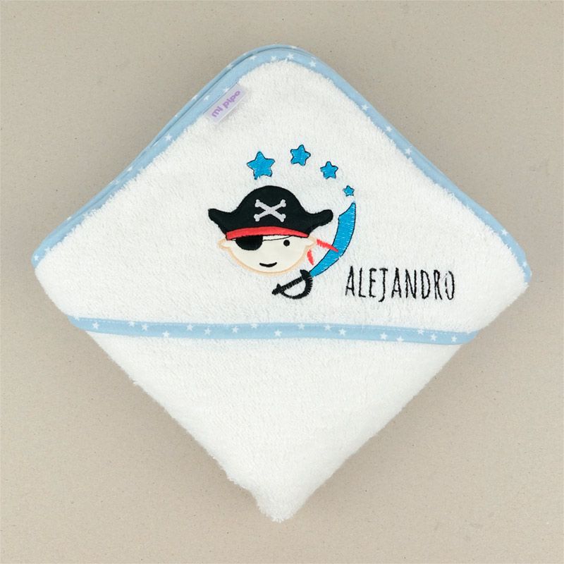 Capas de Baño Bordadas Hada/Pirata Personalizadas