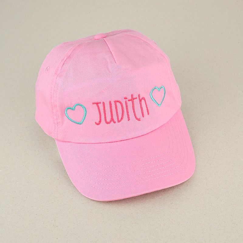 Gorra Junior Personalizada Rosa