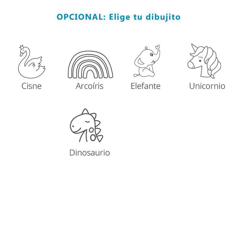 Pack Dou Dou y Manta Clásica Básica Gris Personalizado