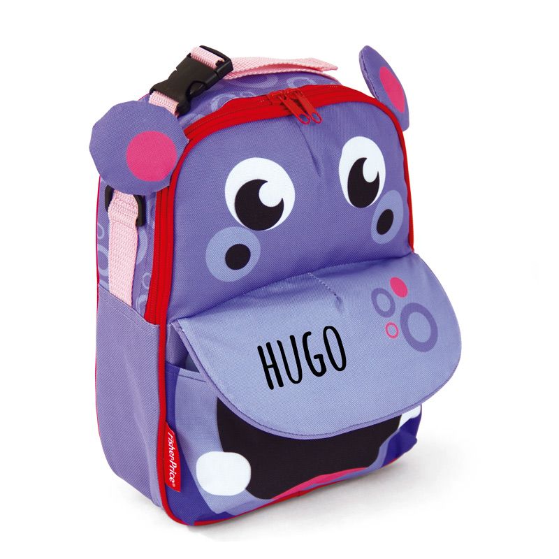 Mochila Fisher Price Hipopótamo Con/Sin Personalizar