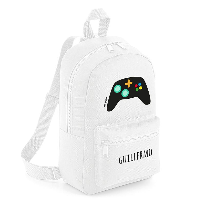 Mochila Medium Nylon Game Personalizada, color a elegir