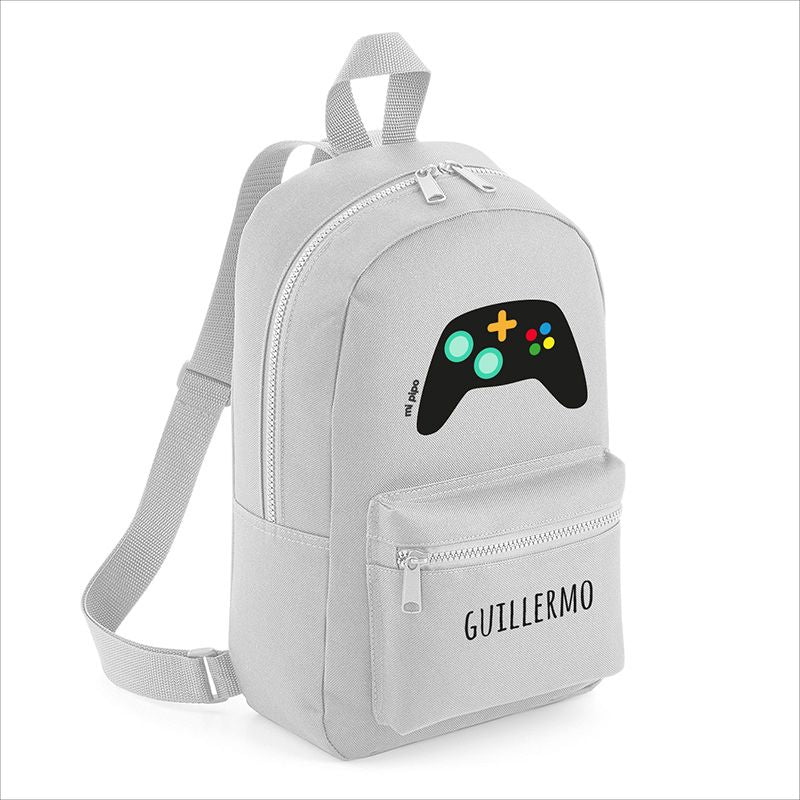 Mochila Medium Nylon Game Personalizada, color a elegir