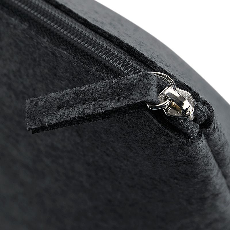 Neceser Shopper fieltro Antracita Iniciales bordadas