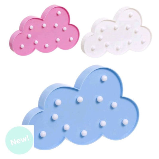 Nube de Leds Rosa, Azul o Blanca