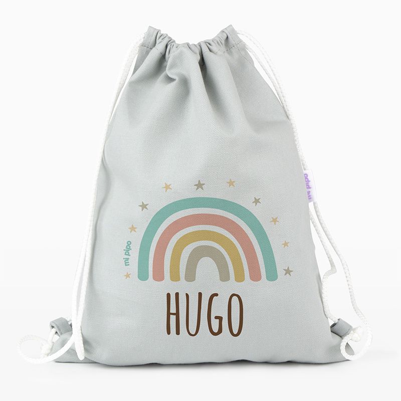 Petate Medium Lona Arcoíris Personalizado, color a elegir